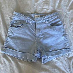 Light blue shorts from ardene